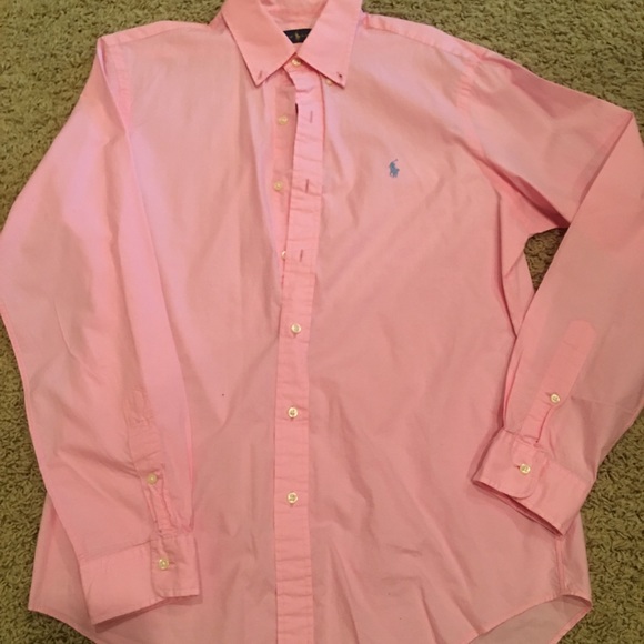 Polo Ralph Lauren Other - Men’s Ralph Lauren POLO pink button up Med